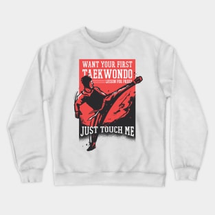 Taekwondo Lesson Crewneck Sweatshirt